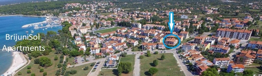 Brijunisol - 3 Apartments Top Position Near The Beautiful Beach Fažana Exteriér fotografie